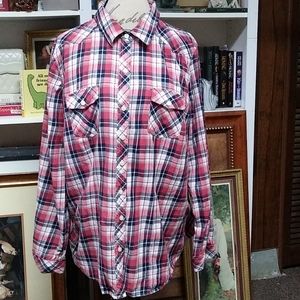 Torrid Plaid Button Front Blouse Size 2